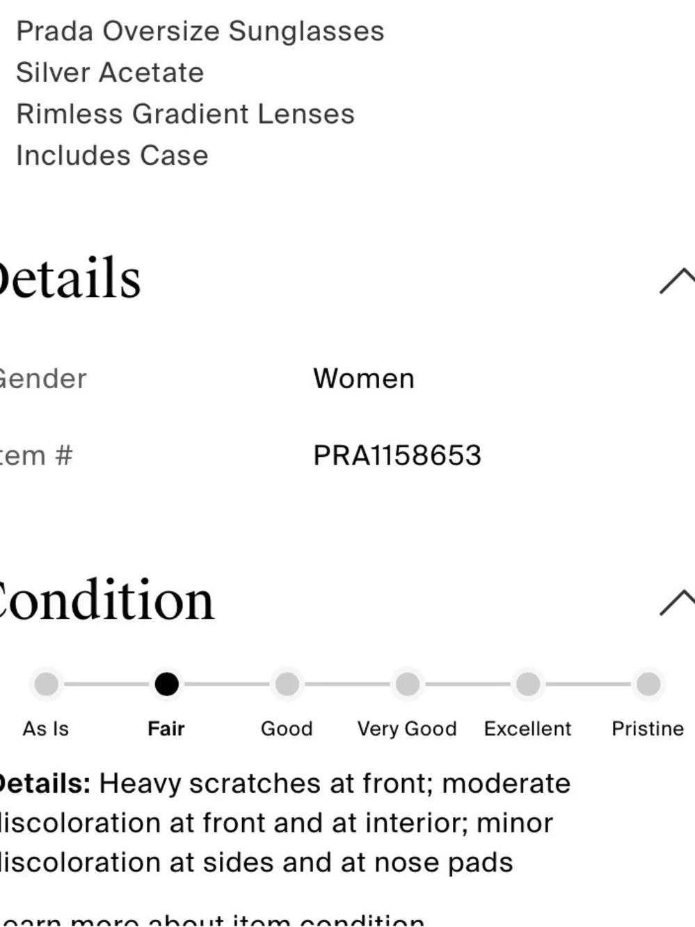 Prada Pink Sunglasses - Women Accessories